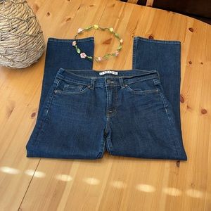J Brand Wide Leg crop 5-pocket jeans